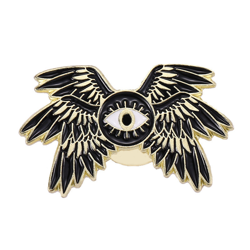 Cartoon Style Crow Bird Alloy Stamping Stoving Varnish Plating Unisex Brooches display picture 26