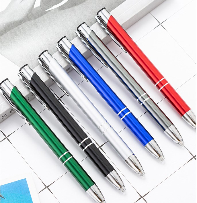 Simple Touch Led Light Multifunctional Ballpoint Pen display picture 3