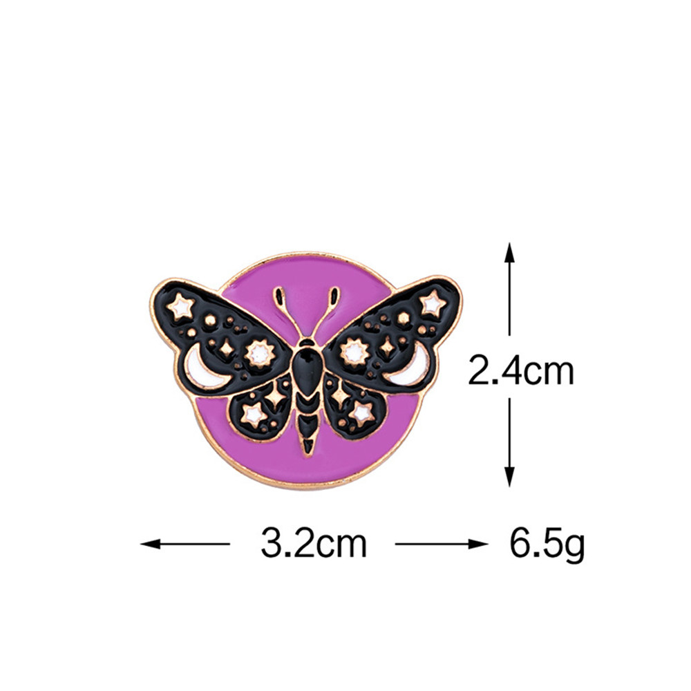 Mode Biene Schmetterling Legierung Metall Sprühfarbe Emaille Überzug Unisex Broschen display picture 5
