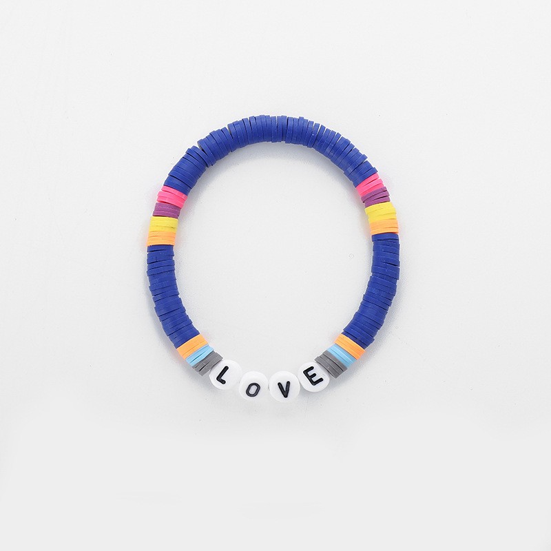 Fashion Love Soft Clay Wholesale Bracelets display picture 4