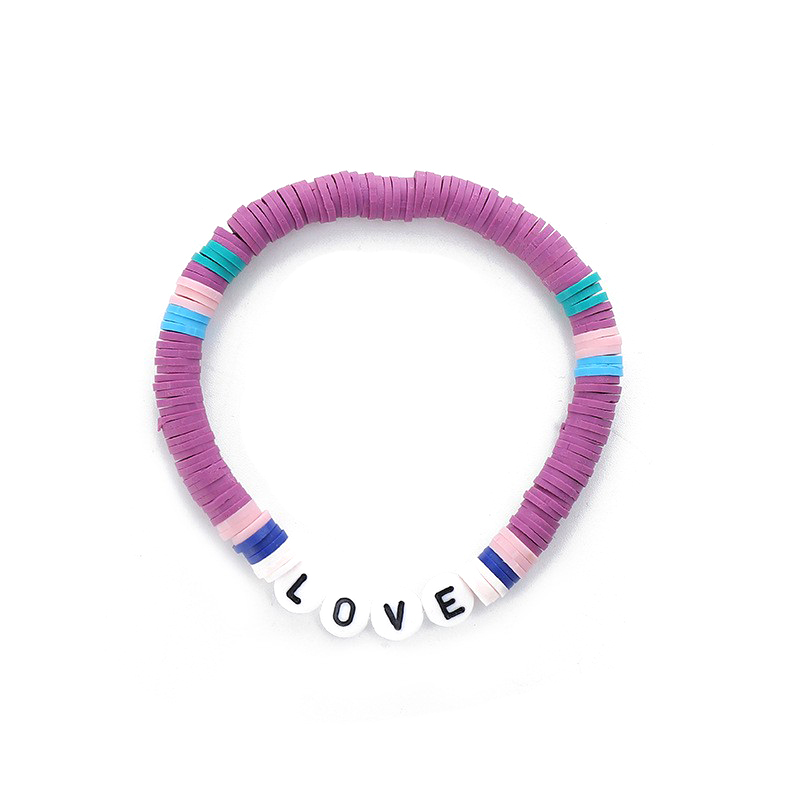Fashion Love Soft Clay Wholesale Bracelets display picture 6