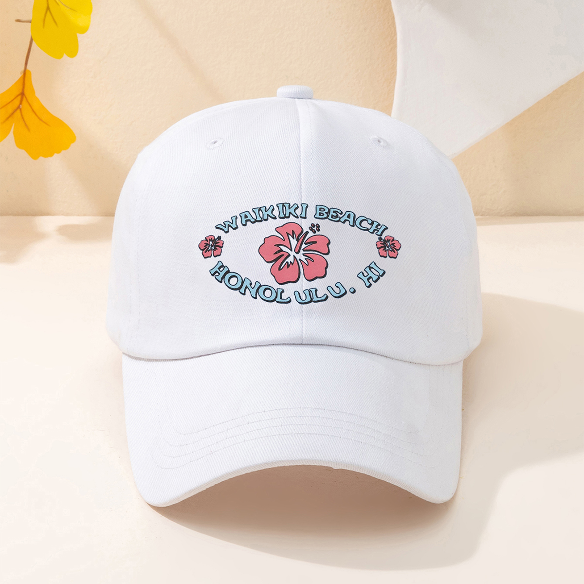 Unisex Fashion Letter Flower Printing Curved Eaves Baseball Cap display picture 2