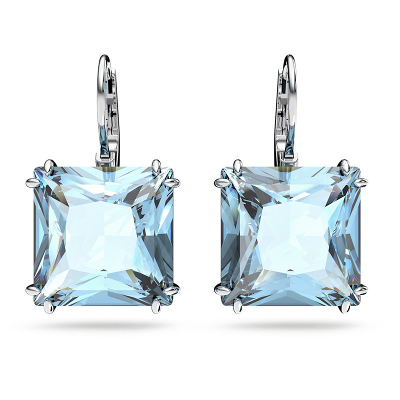 Fashion Geometric Alloy Diamond Artificial Crystal Women's Drop Earrings display picture 4