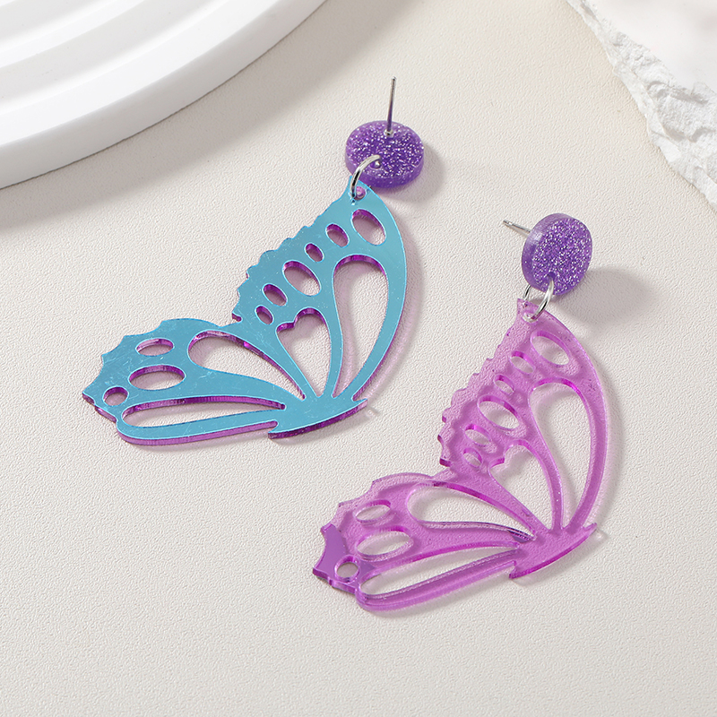 Vacation Butterfly Arylic Hollow Out Women's Drop Earrings display picture 3