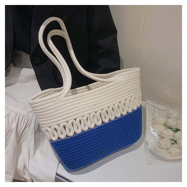 Women's All Seasons Cotton Rope Classic Style Beach Bag display picture 7