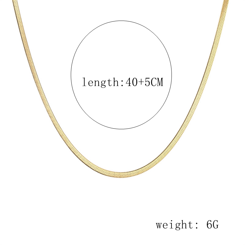 Simple Style Solid Color Stainless Steel Plating Necklace display picture 3