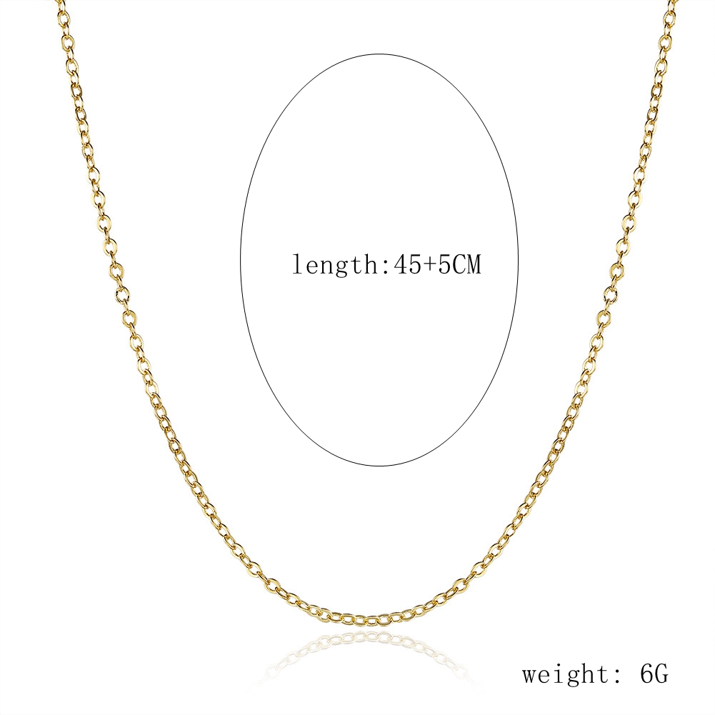 Simple Style Solid Color Stainless Steel Plating Necklace display picture 2
