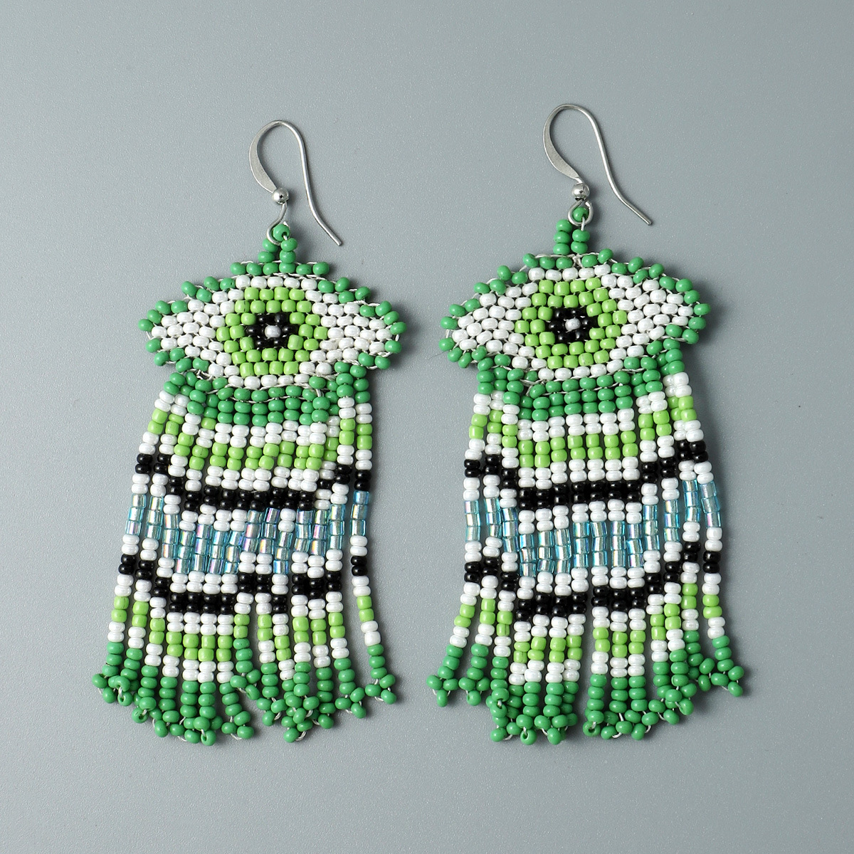 Vacation Bohemian Tassel Plastic Women's Drop Earrings display picture 6