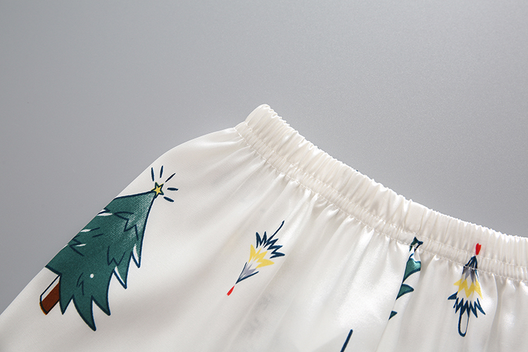 Cute Christmas Tree Printing Polyester Underwear & Sleepwear display picture 6
