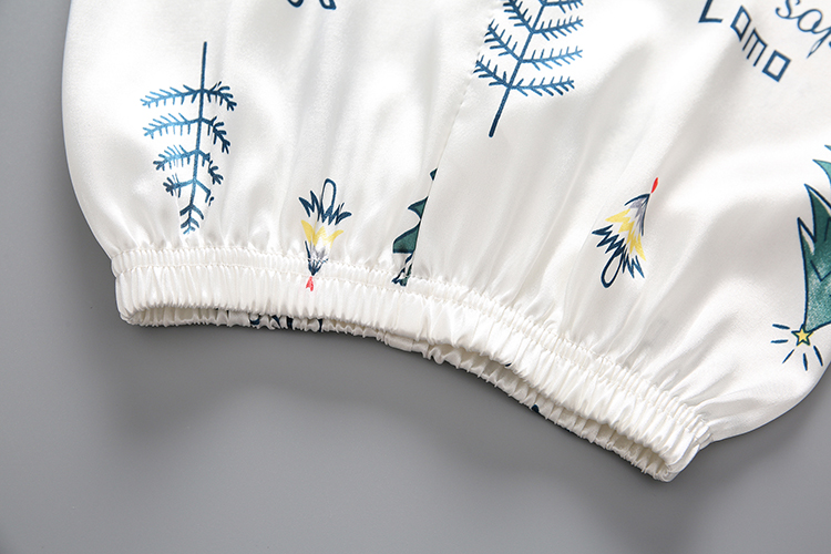 Cute Christmas Tree Printing Polyester Underwear & Sleepwear display picture 4