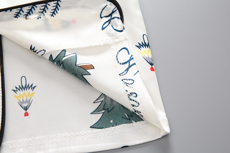 Cute Christmas Tree Printing Polyester Underwear & Sleepwear display picture 5
