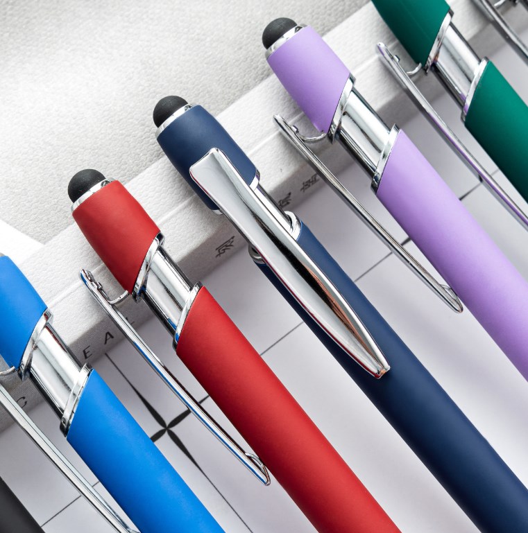 Simple Solid Color Touch Screen Ballpoint Pen display picture 4