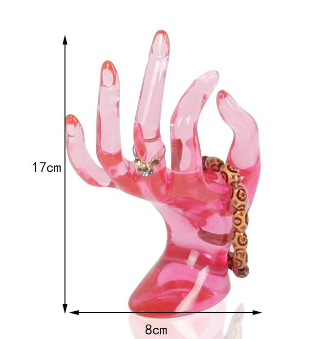 Novelty Gesture Plastic Jewelry Rack display picture 1