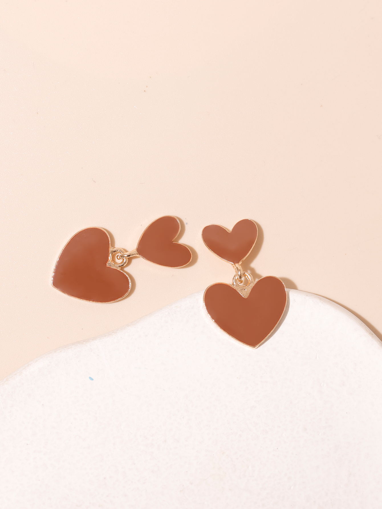 Sweet Heart Shape Alloy Women's Drop Earrings display picture 6