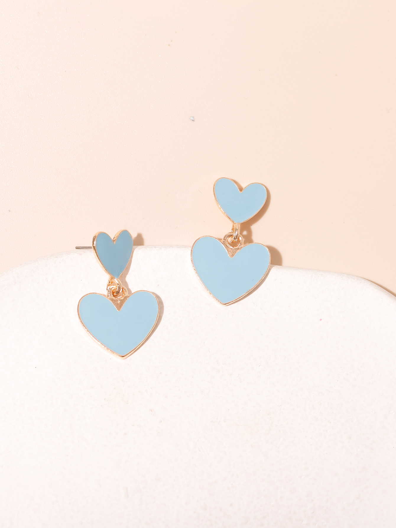 Sweet Heart Shape Alloy Women's Drop Earrings display picture 9
