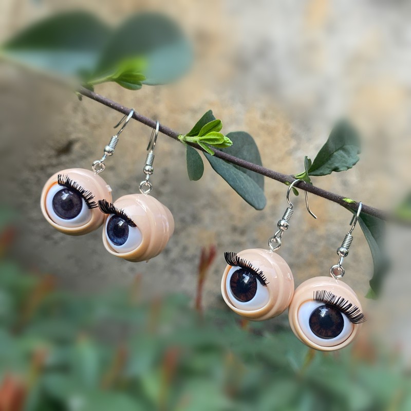 Wholesale Jewelry 1 Pair Exaggerated Novelty Eye Plastic Drop Earrings display picture 5
