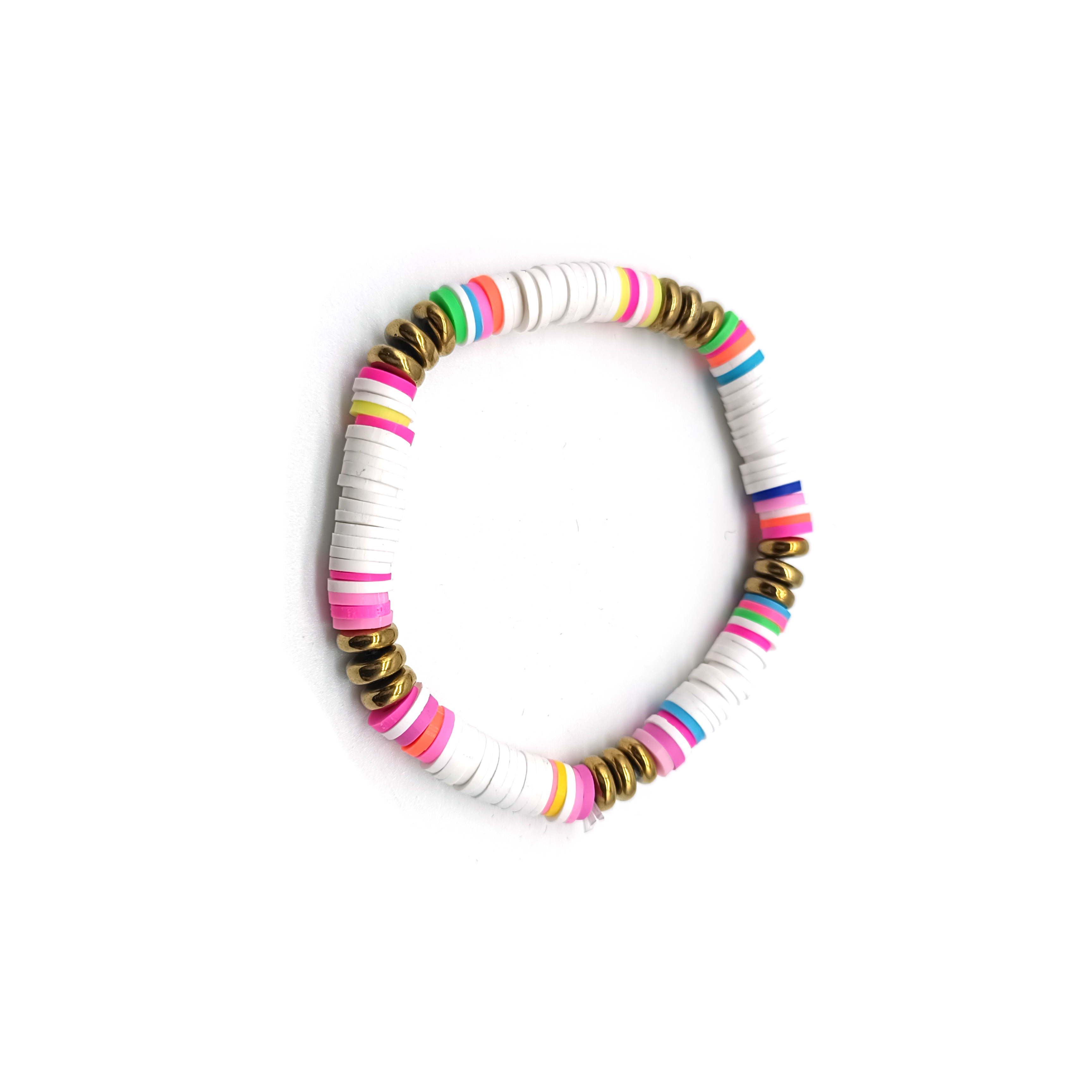 Fashion Colorful Gold Plated Soft Clay Wholesale Bracelets display picture 3