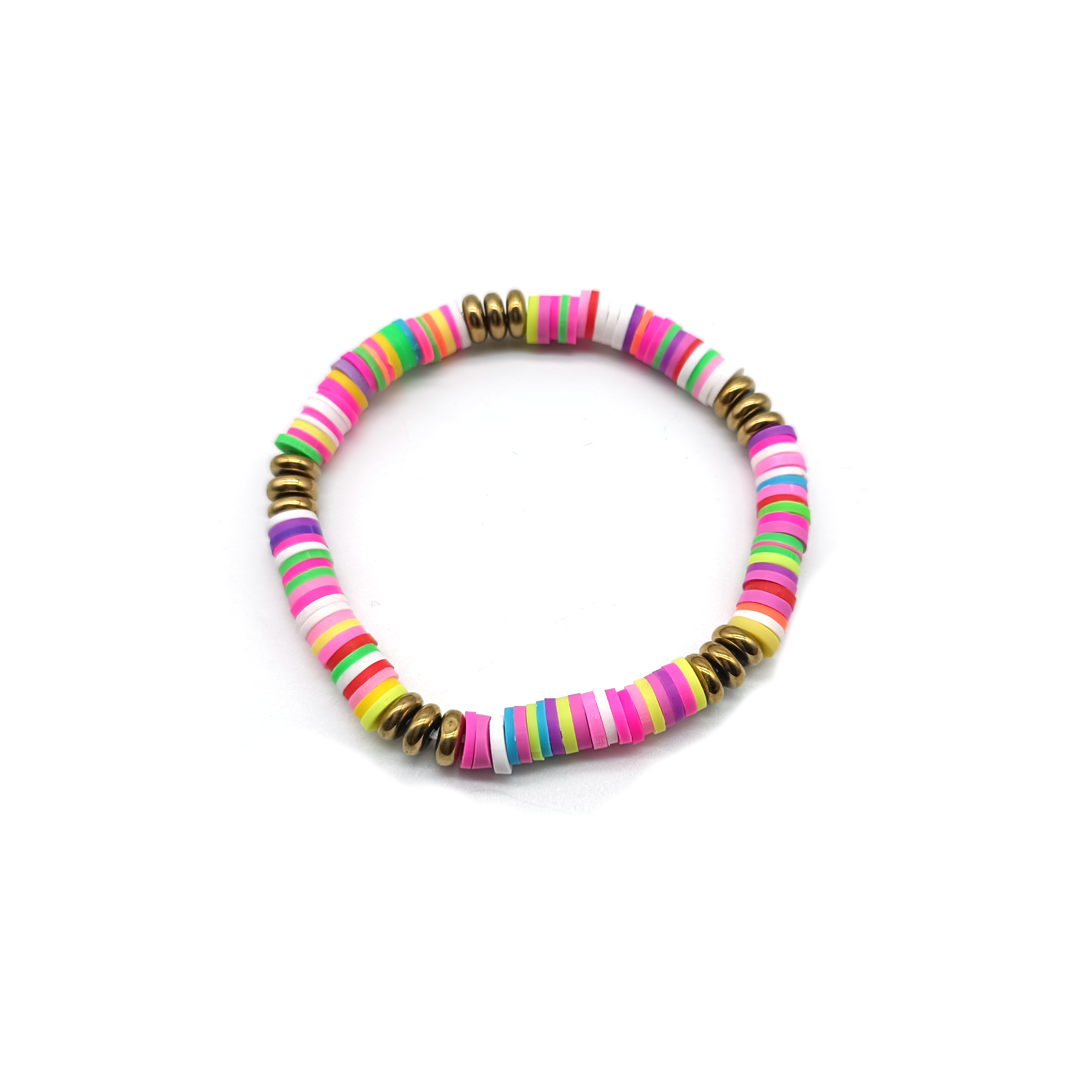 Fashion Colorful Gold Plated Soft Clay Wholesale Bracelets display picture 2