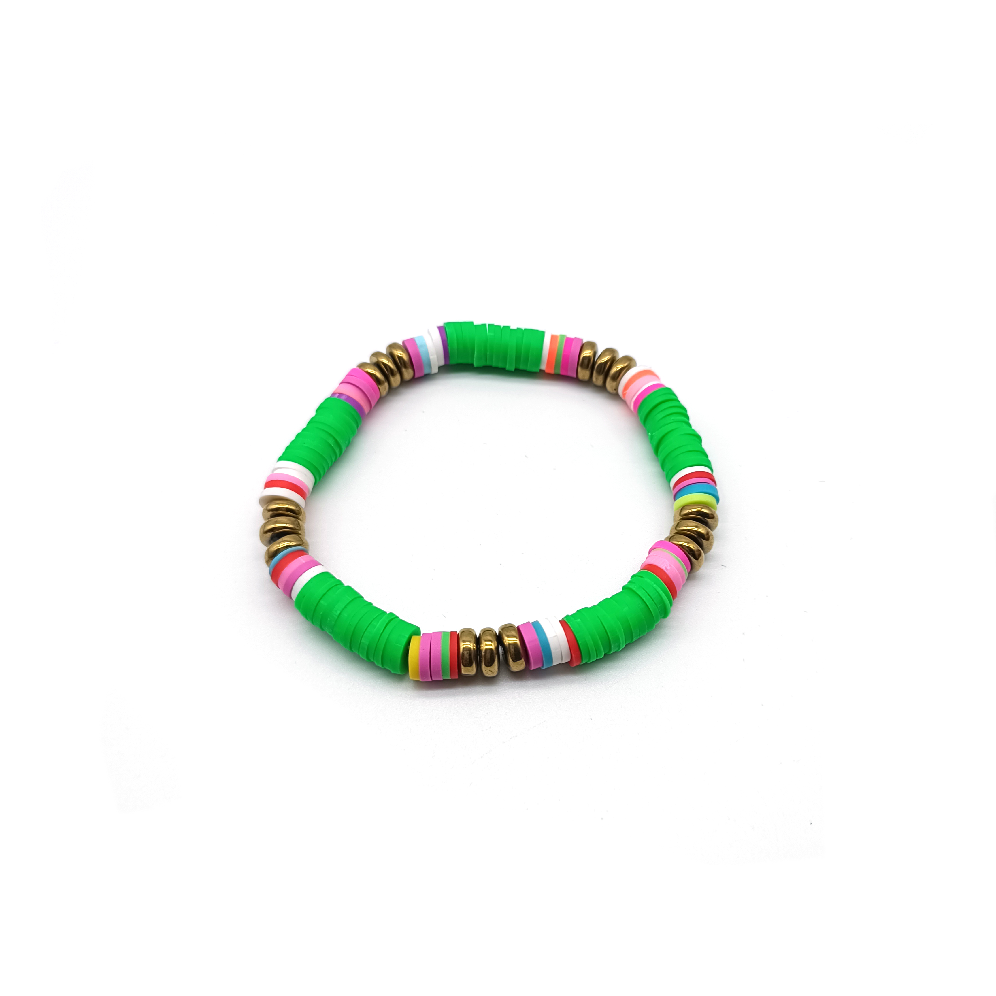 Fashion Colorful Gold Plated Soft Clay Wholesale Bracelets display picture 4