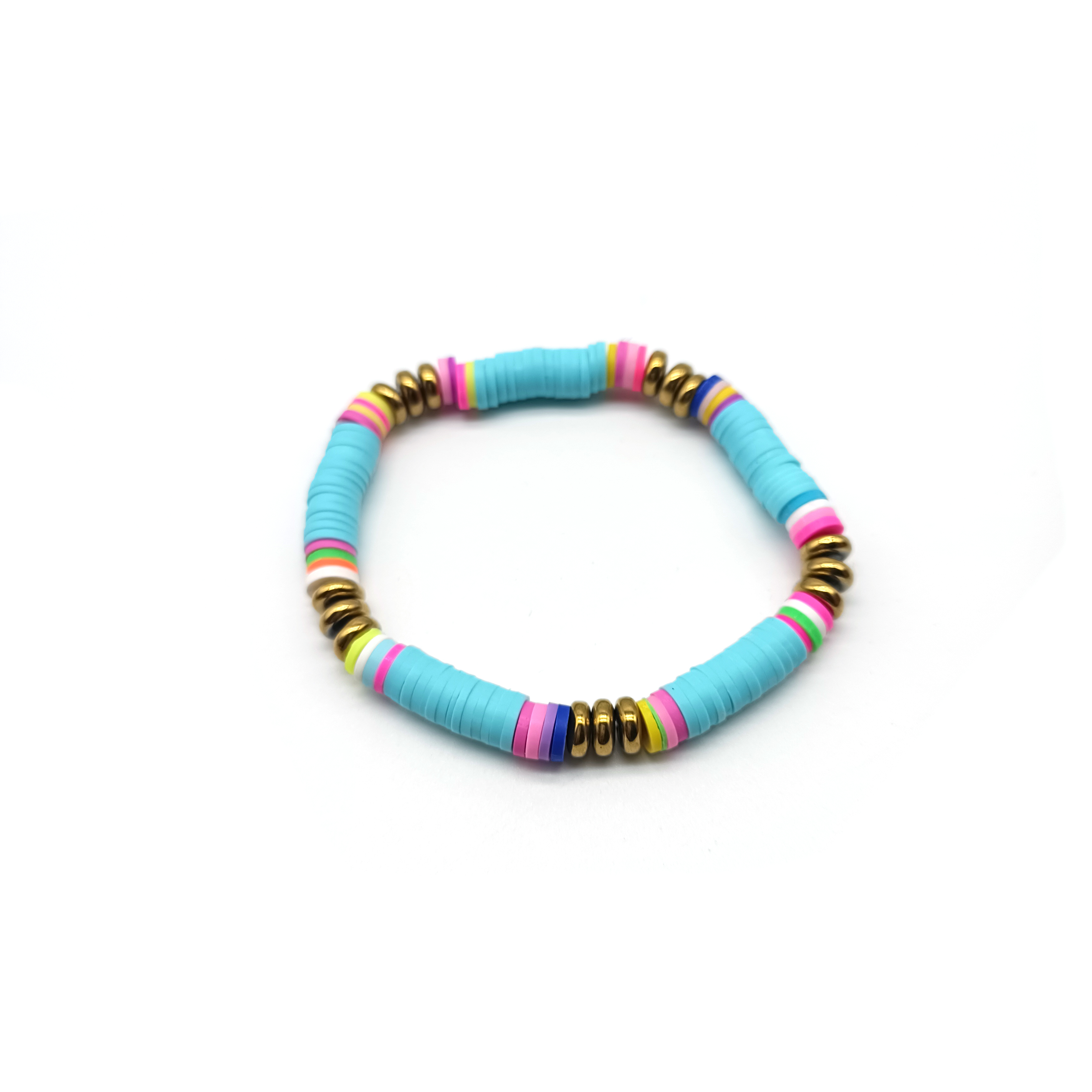 Fashion Colorful Gold Plated Soft Clay Wholesale Bracelets display picture 6