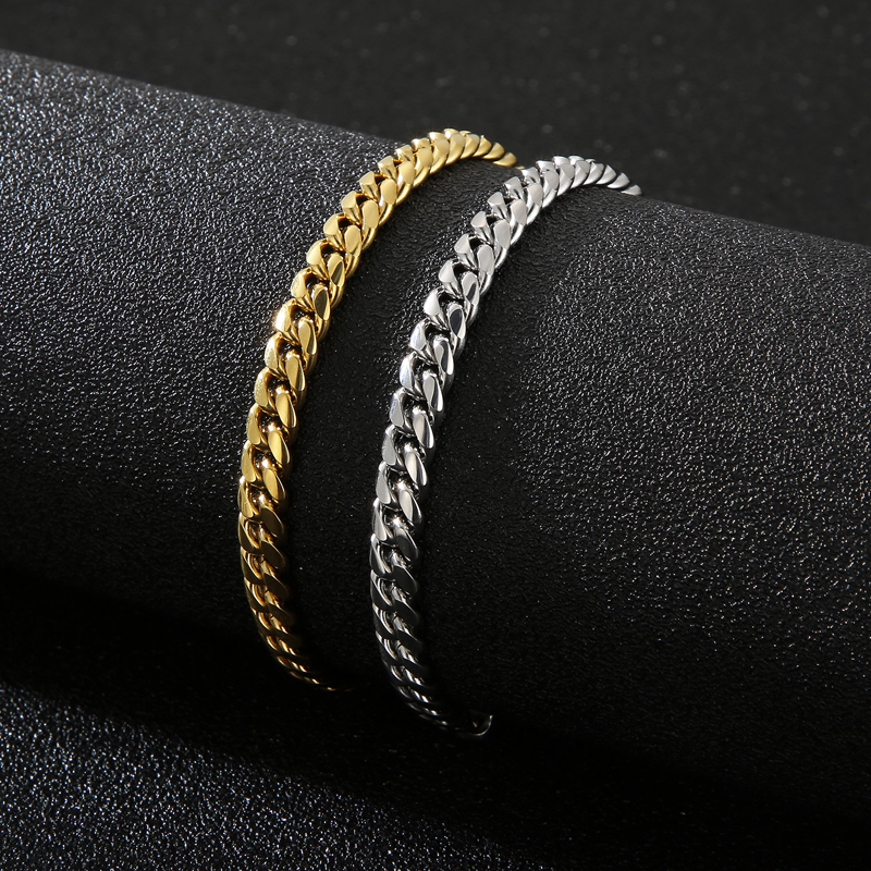 Fashion Solid Color Titanium Steel Men's Bracelets display picture 8