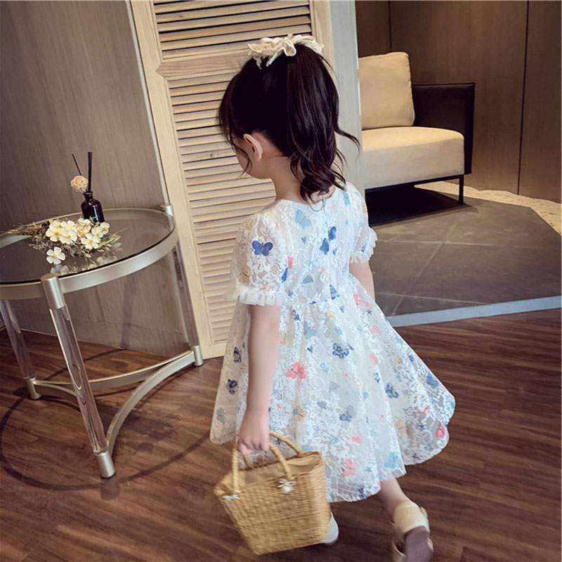 Cute Butterfly Bow Knot Bowknot Cotton Girls Dresses display picture 5