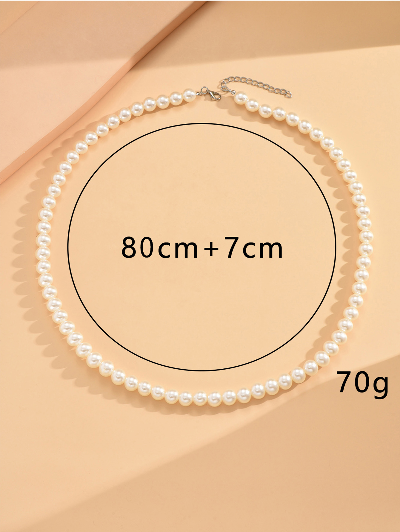 Simple Style Round Imitation Pearl Wholesale Necklace display picture 1