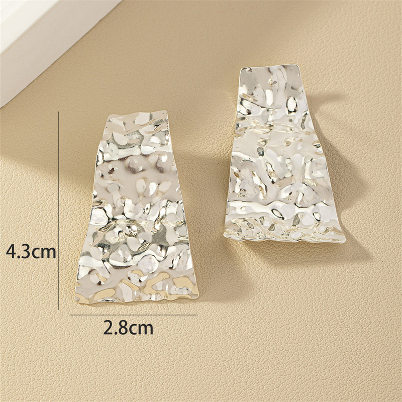 1 Pair Commute Solid Color Alloy Irregular Plating Women's Drop Earrings display picture 6