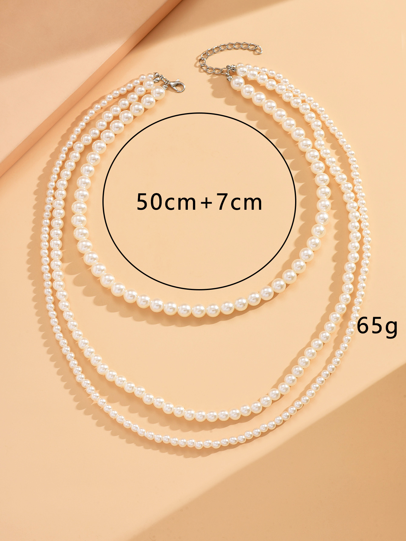 Simple Style Round Plastic Wholesale Layered Necklaces display picture 5