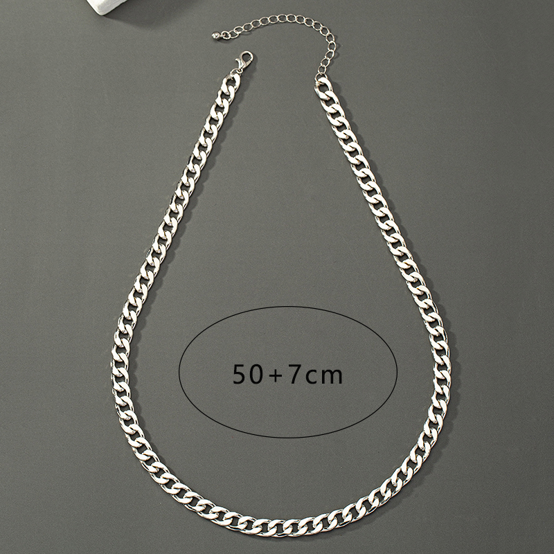 1 Piece Simple Style Solid Color Alloy Plating Unisex Necklace display picture 6