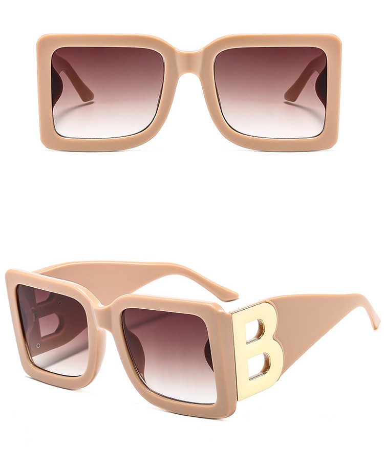 Streetwear Geometric Ac Square Full Frame Women's Sunglasses display picture 3