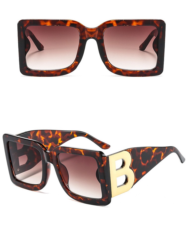 Streetwear Geometric Ac Square Full Frame Women's Sunglasses display picture 5