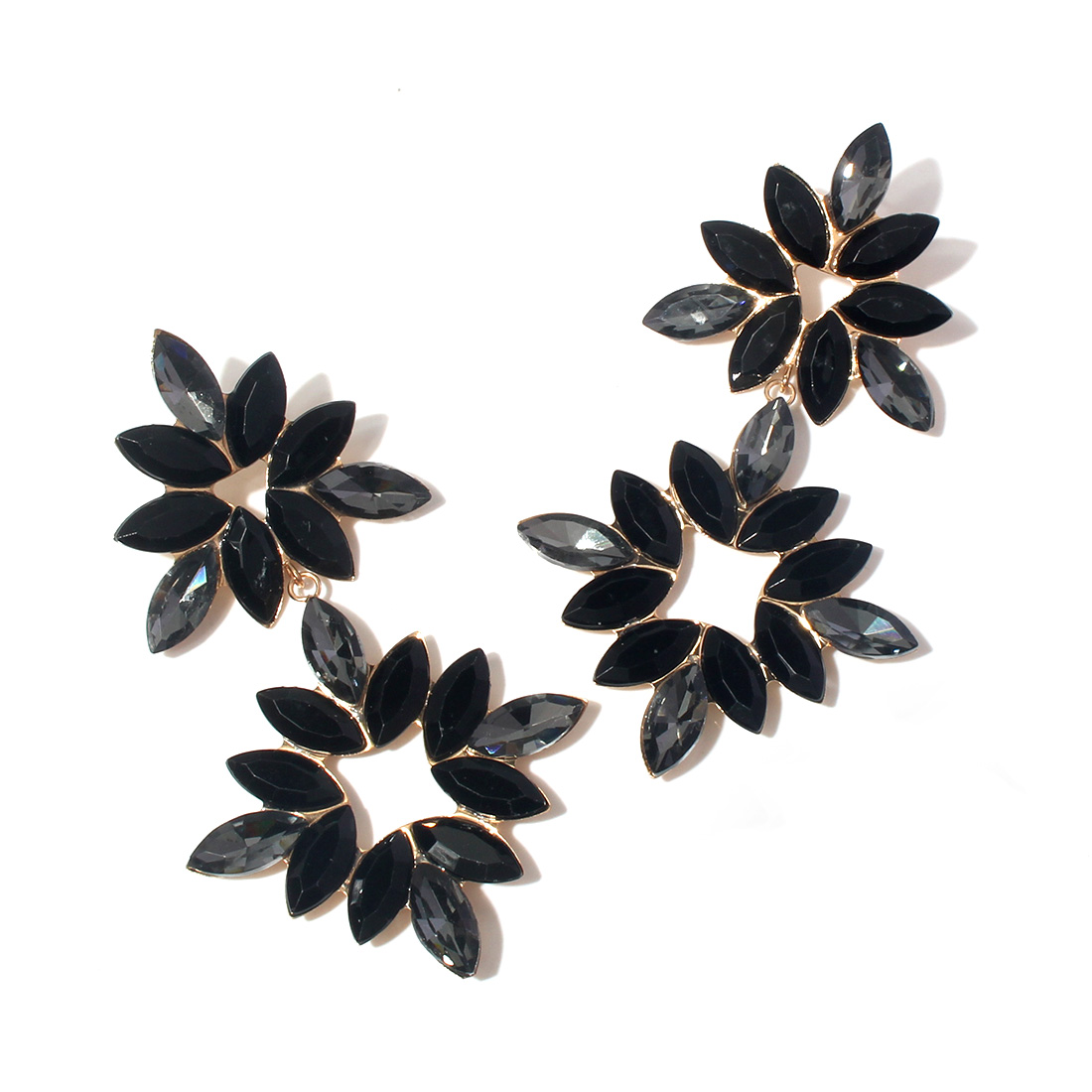 Cute Vintage Style Flower Arylic Alloy Women's Drop Earrings display picture 4