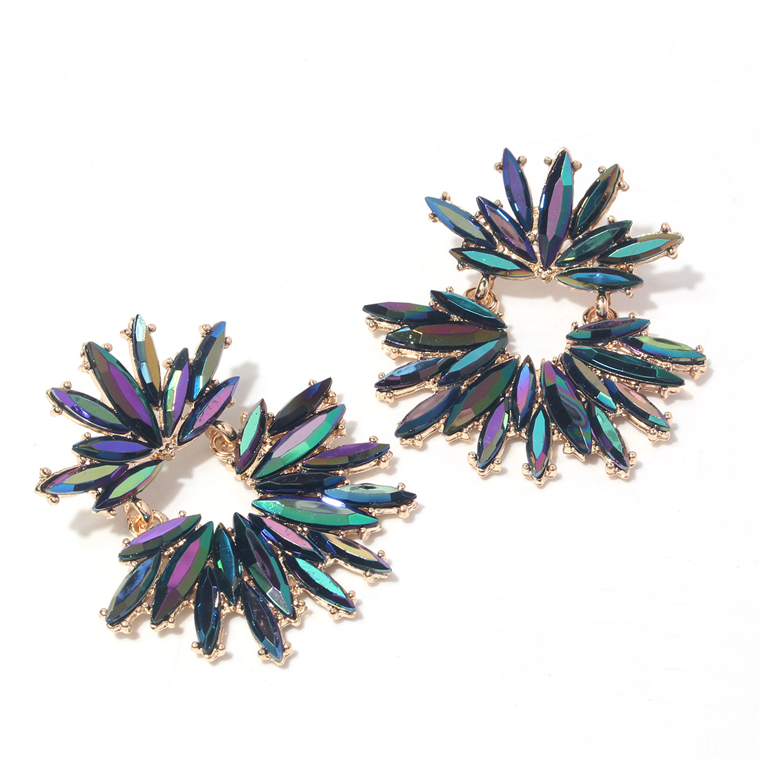 Cute Vintage Style Colorful Arylic Alloy Women's Drop Earrings display picture 6