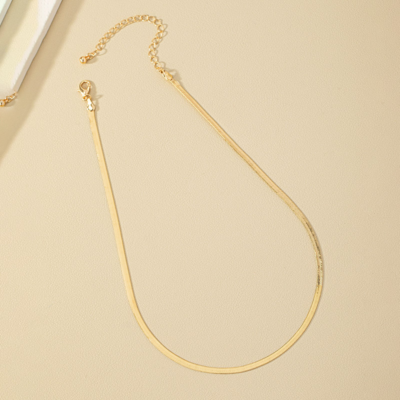 Wholesale Jewelry Hip-hop Simple Style Solid Color Alloy Necklace display picture 3