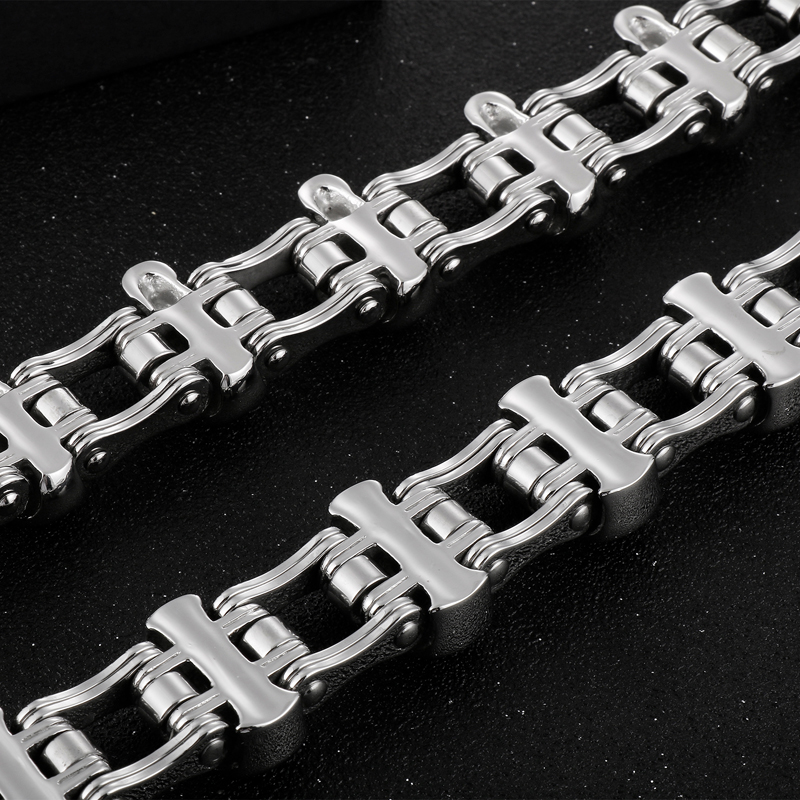 Hip-hop Cool Style Skull Stainless Steel Bracelets display picture 6