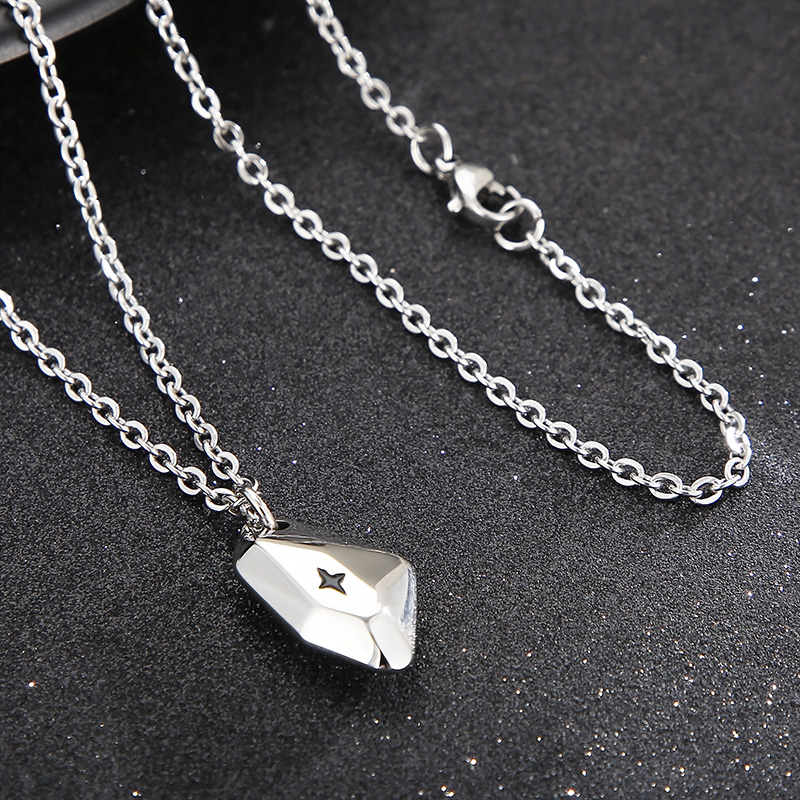 Casual Simple Style Irregular Star Moon Stainless Steel Pendant Necklace display picture 11