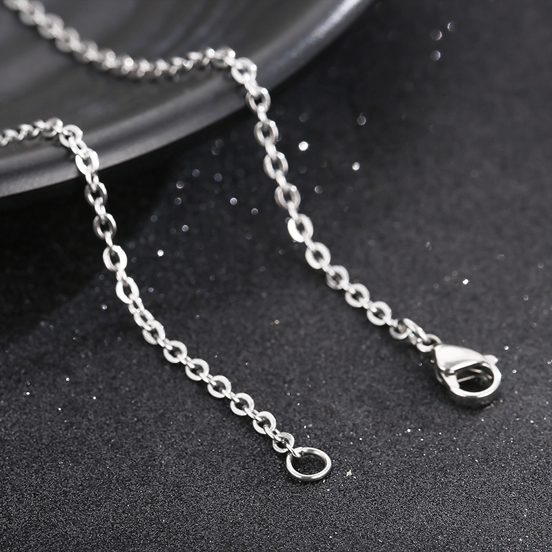 Casual Simple Style Astronaut Stainless Steel Inlay Artificial Gemstones Sweater Chain display picture 9
