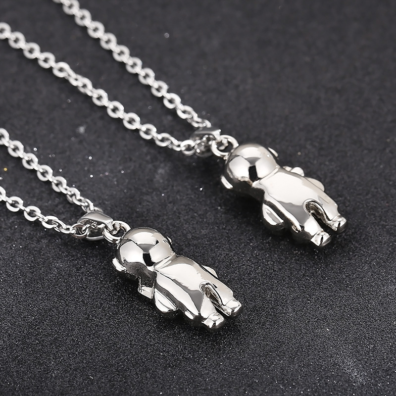 Casual Simple Style Astronaut Stainless Steel Inlay Artificial Gemstones Sweater Chain display picture 5