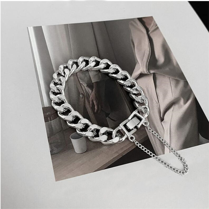 Hip-hop Simple Style Geometric Alloy Men's Bracelets display picture 2