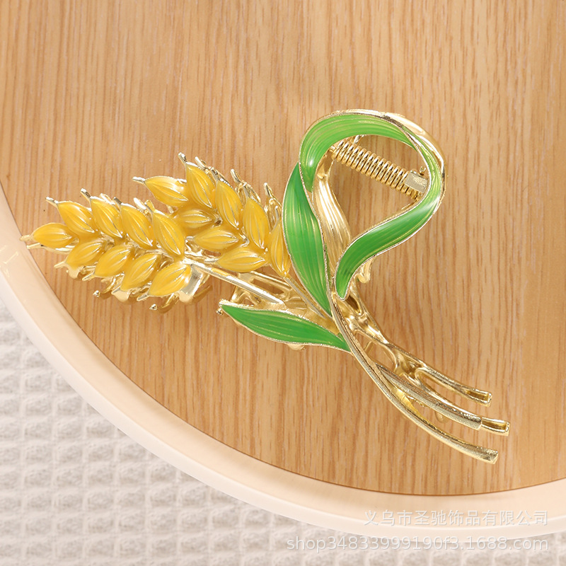 Modern Style Grain Alloy Plating Hair Claws display picture 4