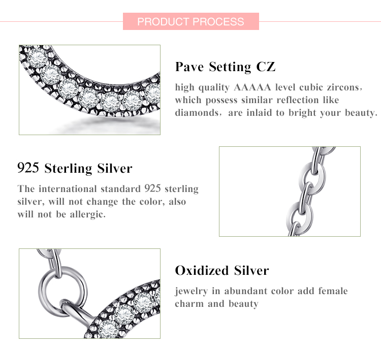 Modern Style Round Sterling Silver Plating Inlay Zircon Thai Silver Pendant Necklace display picture 3