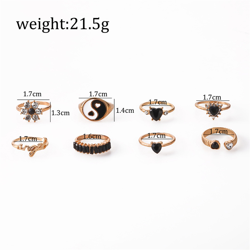 Vintage Style Geometric Alloy Metal Brass Plating Gold Plated Silver Plated Women's Rings display picture 12
