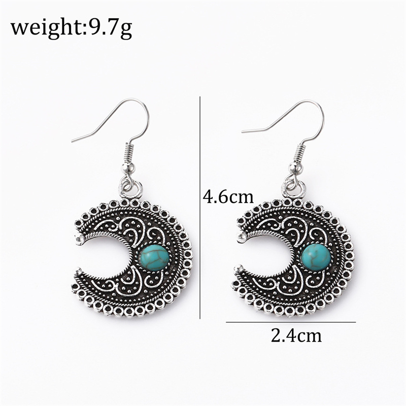 Vintage Style Geometric Metal Brass Plating Gold Plated Silver Plated Women's Drop Earrings display picture 11