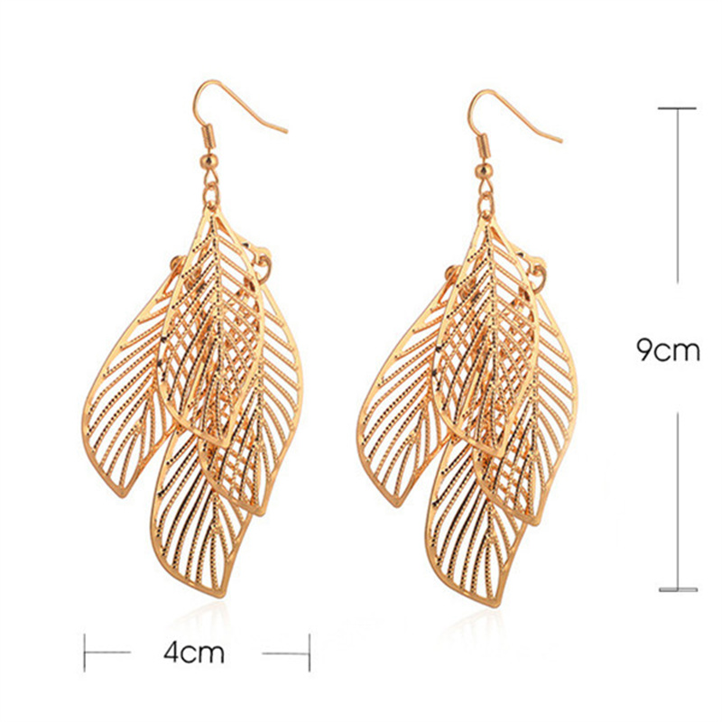 Vintage Style Geometric Metal Brass Plating Gold Plated Silver Plated Women's Drop Earrings display picture 13