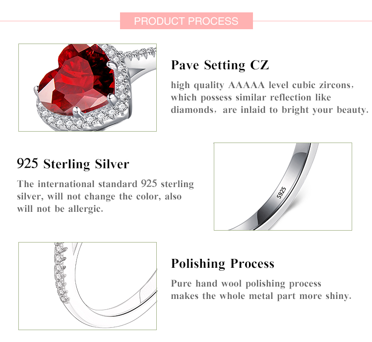 Elegant Vintage Style Heart Shape Sterling Silver Plating Inlay Zircon Rhodium Plated Rings Necklace display picture 3