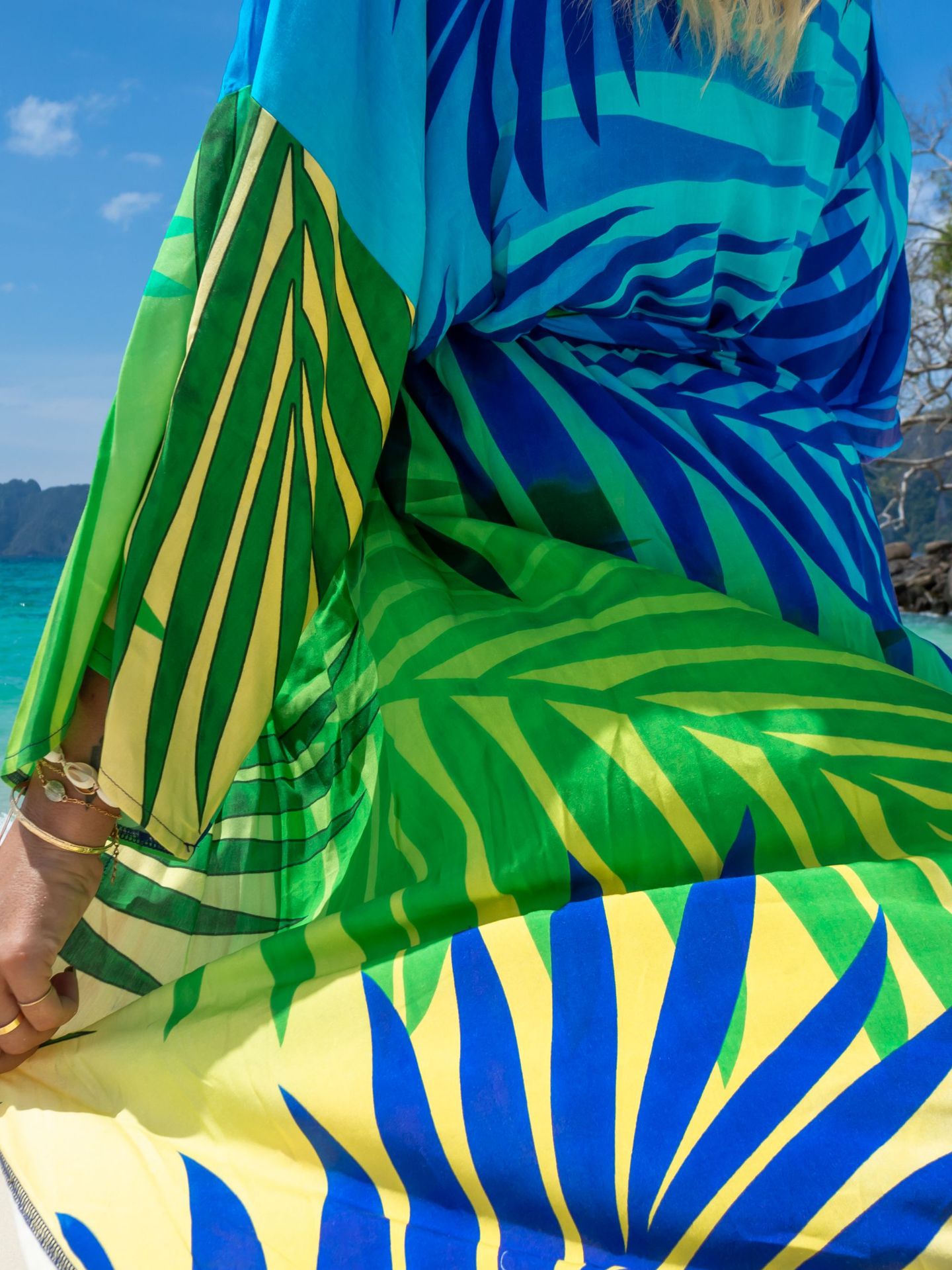 Nueva Falda De Playa Con Estampado De Rayón Europeo Y Americano, Falda De Bikini, Traje De Baño, Ropa De Protección Solar, Falda De Vacaciones Junto Al Mar display picture 7