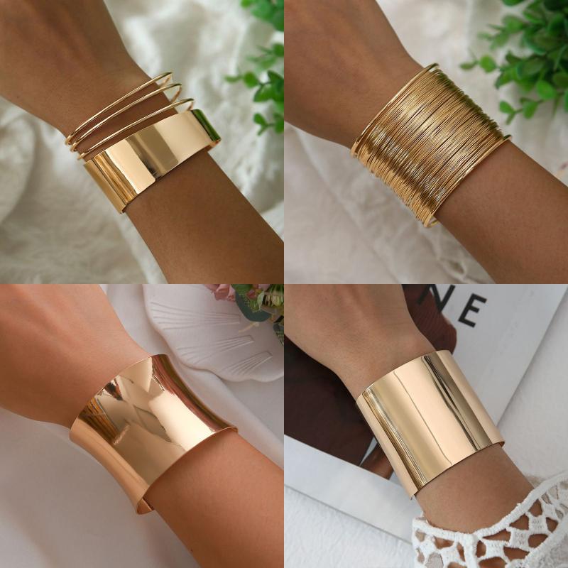 Stainless Steel Brass Metal Classic Style Streetwear Hip-Hop Hollow Out Plating Inlay Animal Zircon Artificial Crystal Artificial Pearls Wristband Bangle display picture 2