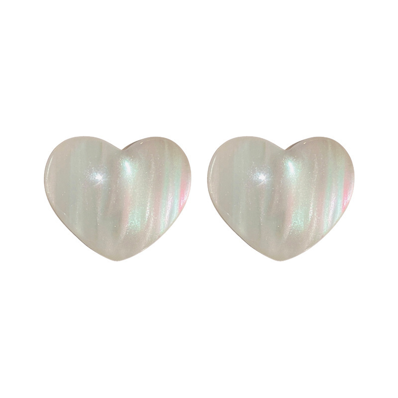 Fairy Style Simple Style Heart Shape Alloy Women's Ear Studs display picture 1