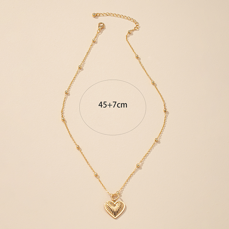 Modern Style Heart Shape Alloy Plating Women's Pendant Necklace display picture 4
